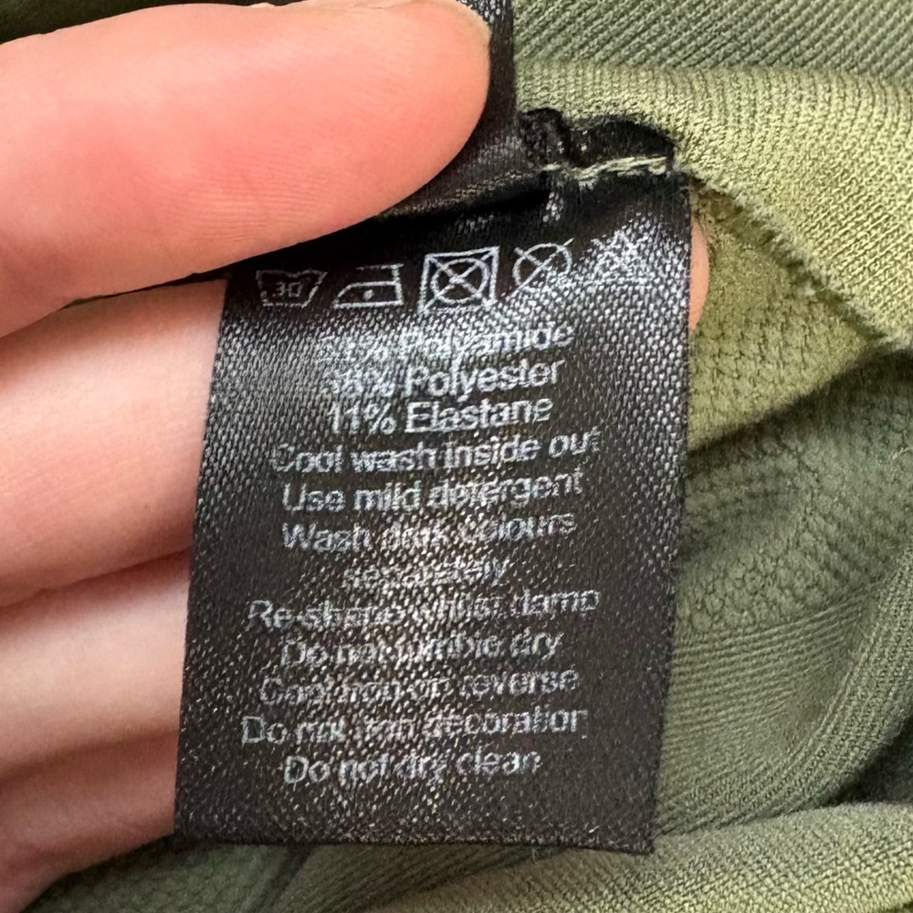 Alphalete Size XXL Olive Green Pull On Leggings Athletic Gym Running Yoga Travel - Picture 6 of 7